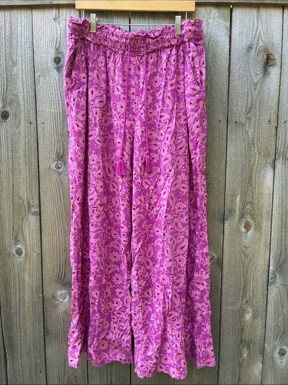 Knox Rose Fuchsia Paisley Pajama Pants